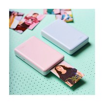 미니미 (ZINK 타입) 미니미포토프린터(컬러 : 소프트 블루) (인화지 기본 10매 포함) + 추가 30매 포함 + 충전 케이블(컬러 : 랜덤), 미니미포토프린터(minimi R20) +인화지 30매