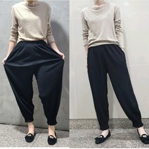 [ 1+1당일발송] 가을 여성바지 주름팬츠 밴딩 바지 플리츠 조거팬츠 빅사이즈