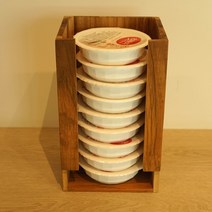 라면 햇반 원목수납 티크우드 보관함 캠핑라면거치대 햇반케이스 글랜필드 핸드메이드 수납함, 티크원목 - 라면 햇반 보관함
