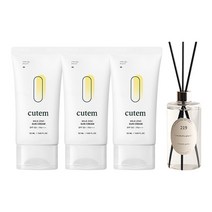 큐템 마일드 징크 저자극 선크림 50ml x3 + 대용량 디퓨저 500ml (랜덤증정), 상세페이지 참조, 상세페이지 참조, 상세페이지 참조