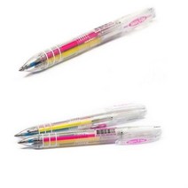 준비물 디스플레용 네온 3겔 형광3색볼펜 0 5mm (24본입) 자바 볼펜 필기 수험생볼펜 볼펜추천 0 5mm, €′상품선택￠″