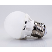 룩스램 LED 인치구 4W G45 전구 램프 다용도 인테리어 조명 주광색 전구색 E26, 주광색(6500K)