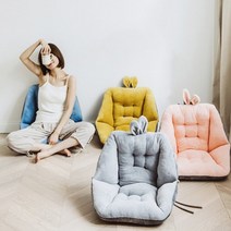 다리없는쇼파 저상형 낮은 이지체어 바닥 소파 토끼 귀여운 쇼파, 블루