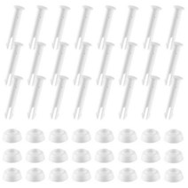 24Pcs ABS 풀 조인트 핀 6cm/2.36in 캡 세트 씰 Intex 수영장 교체 부품 28270-28273, White_1