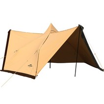 Soomloom 2인용 텐트 HAPI 2P 전후 출입구 2개 모닥불가 폴리코튼 TC소재 파이어 플레이스 차열성내화성내수성 썬 쉐이드아웃도어