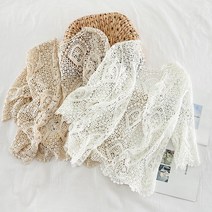 코바늘 조끼 작은아씨들 김고은 니트 니트 어깨 걸이 여성 보헤미안 스타일 미디 소매