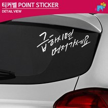 급하시면 먼저가세요 초보운전 글씨스티커 자차운전연수, 중형, 화이트