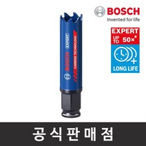 보쉬 정품 EXPERT 파워체인지 카바이드 홀쏘 25mm 홀소 홀커터 천공작업, 단품