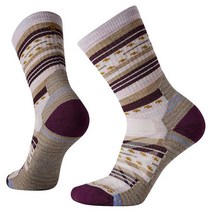 Smartwool 여성용 하이킹 라이트 쿠션 마가리타 크루 양말 퍼플 이클립스 미디엄, Medium, Purple Eclipse