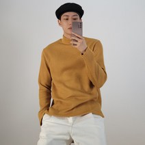 제스토 남자 코듀로이 반 목 폴라 니트 8컬러 터틀넥 카라 부드러운 파스텔톤 봄 가을 겨울
