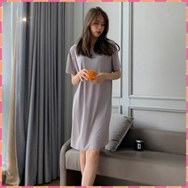 예쁜 원피스 여성 반팔 데일리 여름 캐주얼 루즈핏 그레이 초록색 여성복 20대 여자 30대 오버핏 캐쥬얼 수입 바캉스