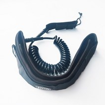 서핑 가죽 끈을위한 10ft 검정 주문을 받아서 만들어진 Sup 허리 끈, 10ft7mm128cm