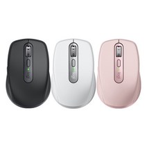 로지텍 MX ANYWHERE 3 무선 마우스 병행 벌크, 파우더핑크