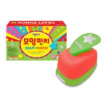 [코리아스퀘어] 종이나라 모양펀치 중, 리본