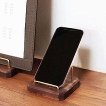 원목 핸드폰 거치대 휴대폰 스마트폰 받침대 259359, 쿠팡 본상품선택, 1, 본상품선택