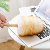 먼지털이개 정전기 양모 먼지털이 청소 털이개 먼지 제거, 1개