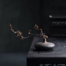 달항아리 화병 호리병 도자기 백자 유리 꽃병 인테리어 종이학 옥꽃 꽃꽂이 레트로 중국 세라믹 꽃 차 트레, 01 M