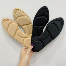 5D메모리폼깔창 신발 푹신 쿠션 메모리폼 운동화, 없음, 입체5D말랑깔창_블랙