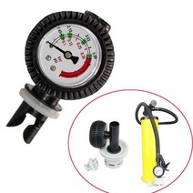 공기 압력 게이지 0508 PSI 기압계 카약 풍선 보트 SUP 보드 뗏목, 1 Piece