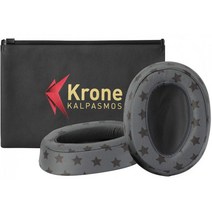 Krone Kalpasmos 스타 패턴 교환 이어 패드에있어서 Sony WH-H900N H.Ear on 2 MDR-100ABN 헤드폰 단백