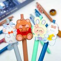 펄 토끼 특이한 캐릭터 필기감좋은 예쁜 볼펜, 펄큐티베이비