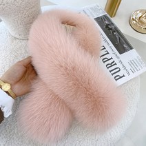 핫특가 여우털 목도리 카라 밍크 롱클립 추동녀