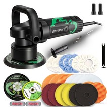 광택기 BATOCA 950W 전기 자동차 연마 기계 5 6 인치 듀얼 액션 DA 무작위 궤도 두 핸들 3M 자동 폴리 셔, [02] 5 and 6 Inch, [01] 110 볼트 130 볼트