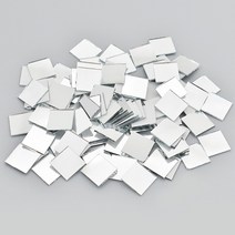 붙이는타일 벽데코 타일 스페인 거실 폴리싱 모자이크 새로운 100pcs 10x10mm15x15mm 미니 유리 광장 거울 대량 diy 공예 홈 장식, 1