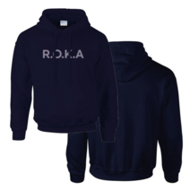 보드미 네이비 스포츠 기모 후드티 ROKA