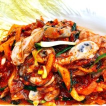 [요리하는남자들] 국내산 국산 남해안 40년 전통 통영 생굴무침 굴무침 550g, 통영 생굴무침 550g, 1개