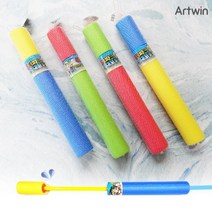 2500 워터파크 대포 스폰지 물총 (38CM), 랜덤
