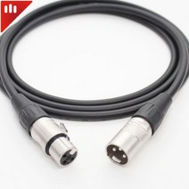 마이크 케이블 뉴트릭 리안 XLR 캐논 커스텀 수제작 (길이 선택), 25m