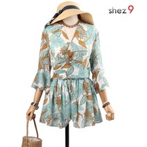 쉬즈나인 쉬즈넘버나인 썬 로브 투피스