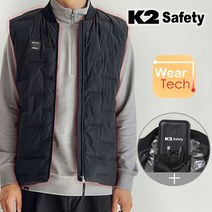 K2 케이투 슬림히트 발열조끼 열선조끼 배터리포함+V존 양말