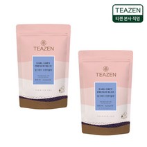 티젠 얼그레이 프렌치블루 25티백 (삼각티백) x 2개, 단품없음