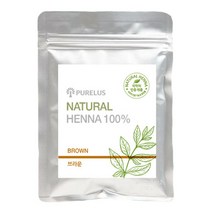 인도산 100 % 천연 헤나 가루 저자극 염색약, 03.브라운, 1팩