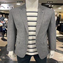 세정 인디안 트레몰로 nc중앙로역점 봄 여름 그레이 투톤패턴 스판캐주얼자켓
