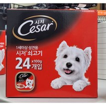 시저 애견사료 습식사료 쇠고기 100g x24개입 코스트코