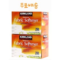 커클랜드 시그니춰 시트형 섬유유연제 250매x 2