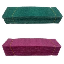 아셀산업 장죽 수세미 12*40 직각 특대형 _녹색, 50개, 1set