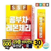 [KT알파쇼핑]순수식품 콤부차 레몬 체리 5g*30포 꼼부차 스코비 영국산 비타민C 프리바이오틱스 난소화성말토텍스트린, 상세페이지참조, 단일상품_총 수량_상세페이지참조