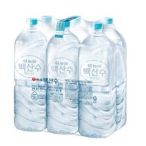 백산수 무라벨, 11개, 2L