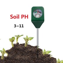 토양 PH 산도 측정기 수분 온도계 미니 토양 PH 미터 알칼리성 산 표시기 정원 식물 꽃 3-11 테스트 테스터, 01 Ph Test