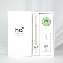[하이] 음파 전동칫솔 선물세트 그린x2_휴대용 슬림 가벼운 음파 부드러운 칫솔 MADE, 상세 설명 참조, 상세 설명 참조