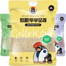 킹콩팩 고양이 두부모래 슬림입자 오리지날, 20L, 1개