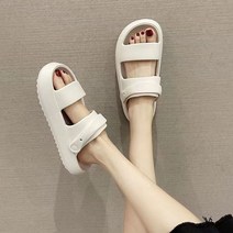 LING YUE 스트랩 샌들 여름 초경량 통굽 모래톱 슬리퍼 GT2209