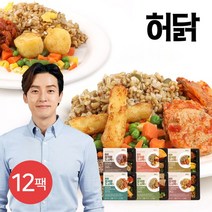 허닭 [허닭] 잡곡밥도시락 250g 6종 12팩, 05. 흑현미 잡곡밥 도시락 12팩