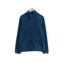 유니클로 청록색 후리스집업 남자 M 8621