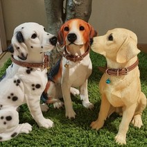 진짜같은 강아지피규어 35센티, 달마시안