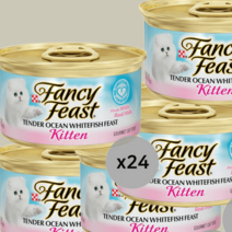 팬시피스트 키튼 흰살생선 85g x24개r753, 팬시피스트 키튼 흰살생선 85g /24개